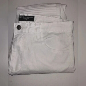 Denim Rivers White Junior Boys Size 18